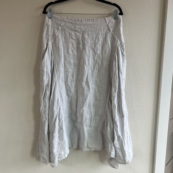Dresses & Skirts - ONZ Made In Italy Midi Skirt Women’s Large Asymmetrical Lagenlook Layered Fairy